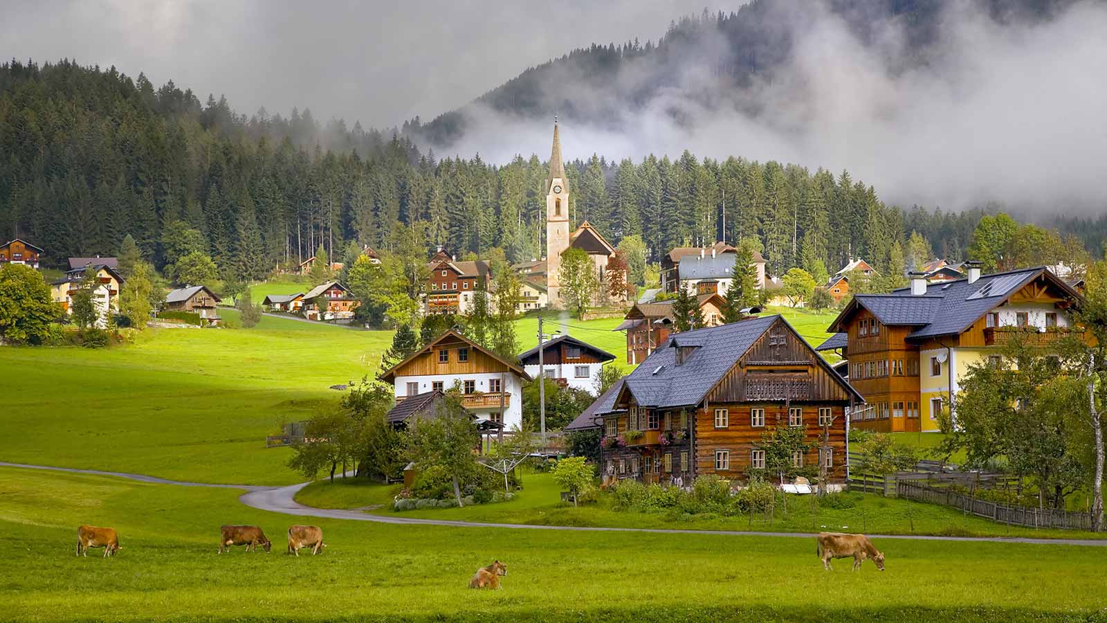 gosau-village-austria-avstriya