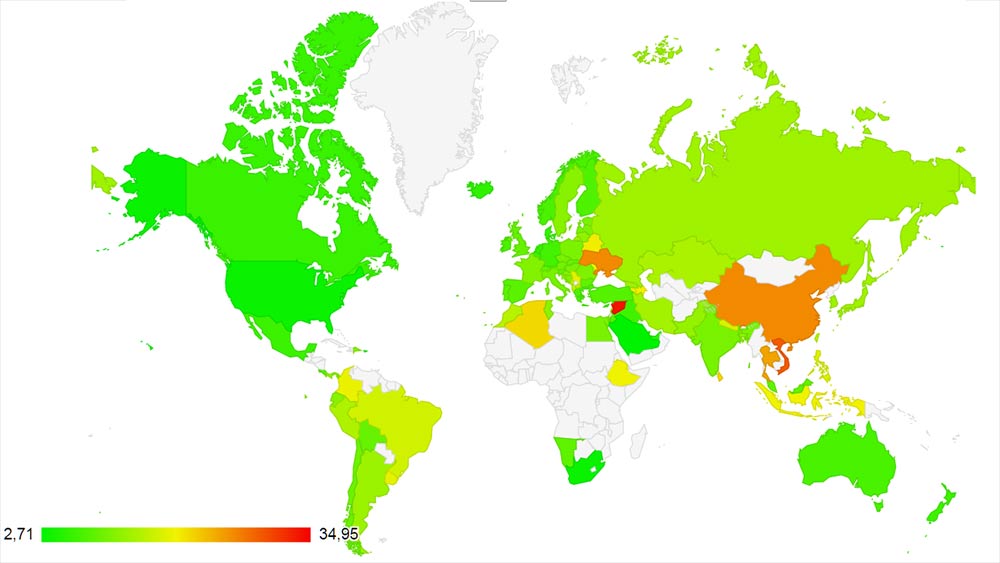Рейтинг стран по доступности жилья
