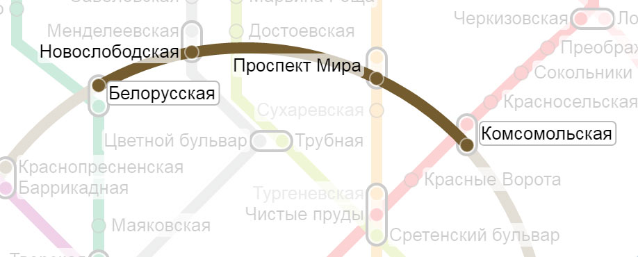 Как добраться от Белорусского вокзала до Ленинградского вокзала
